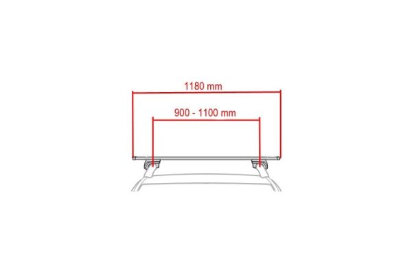 BARRAS THULE SMARTRACK XT 118CM | ALUMINIUMBAR - Imagen 3