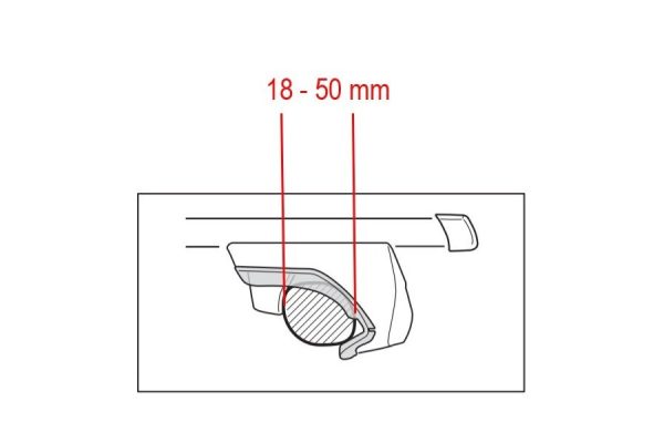 BARRAS THULE SMARTRACK XT 118CM | ALUMINIUMBAR - Imagen 4