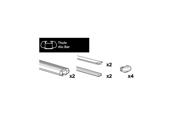 BARRAS THULE SMARTRACK XT 118CM | ALUMINIUMBAR - Imagen 8